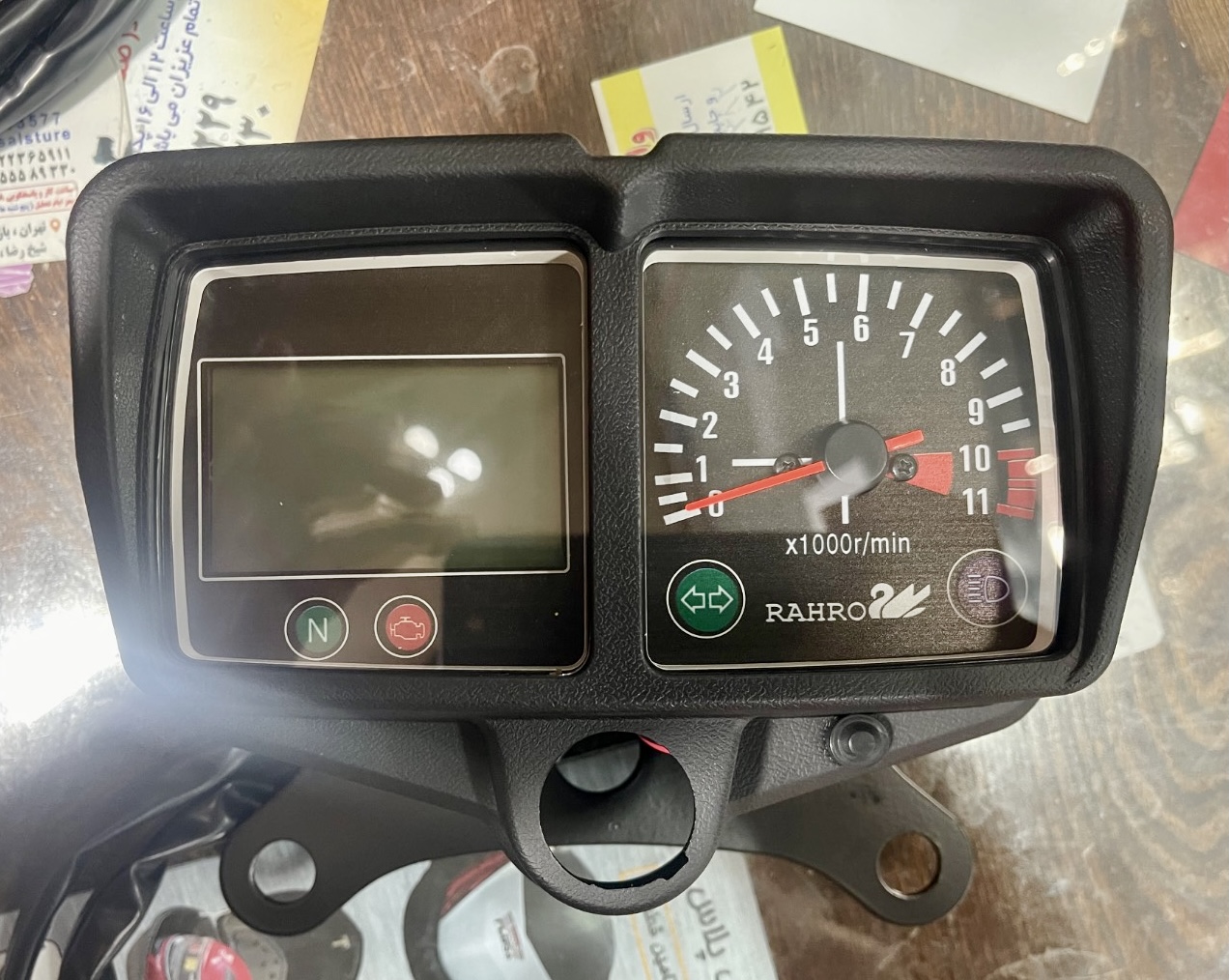 کیلومتر نیمه دیجیتال موتور سیکلت هندا رهرو انژکتور اصل